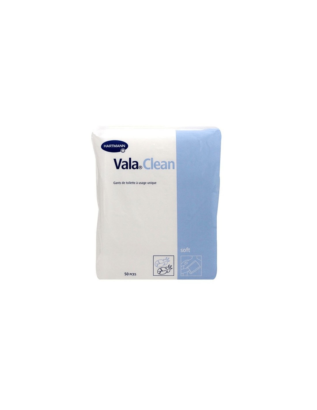 Gants De Toilette Jetables Non Tissés – Lot De 100 (2x50) – 75g/m² – Doux Et Résistants